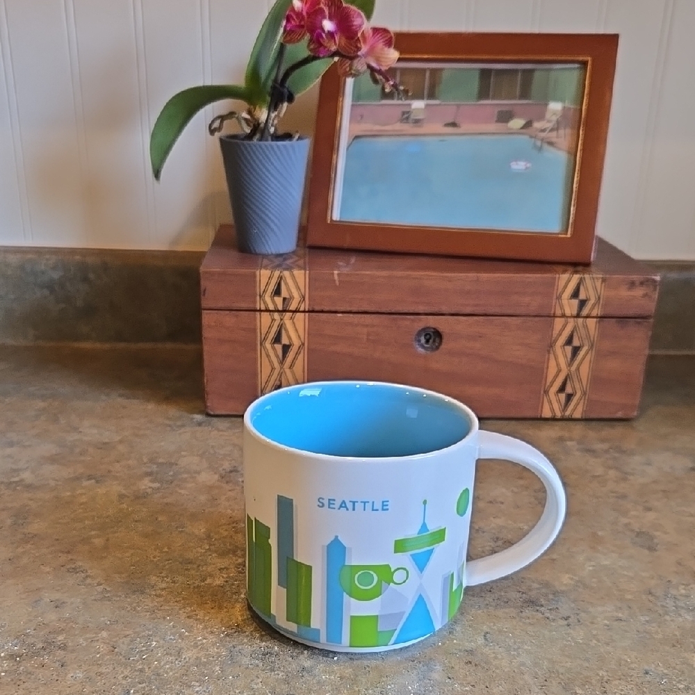 NWT Seattle 2017 You Are Here Starbucks Mug 14oz